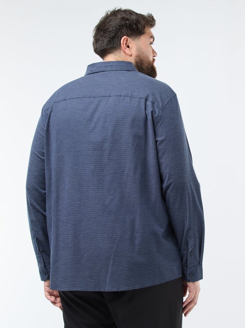 Camicia a fantasia regular in cotone - Kiabi