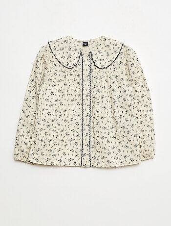 Camicia a fiori fantasia