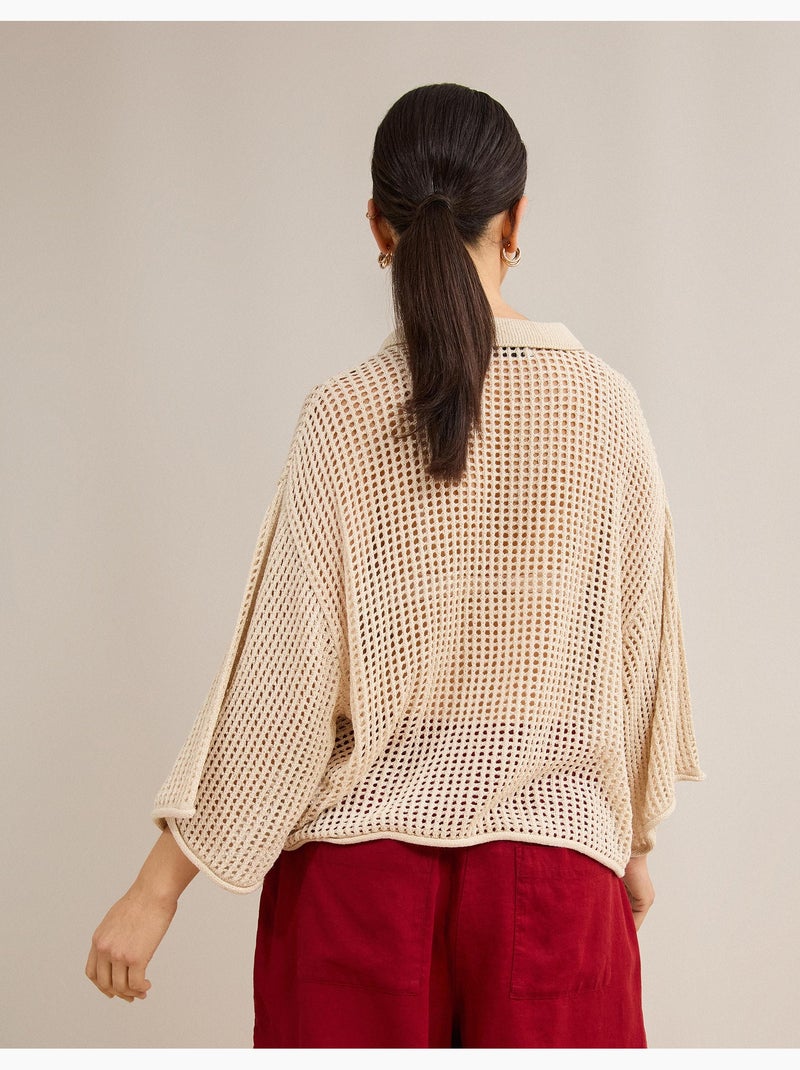 Camicia a maglia, mo fashion Beige - Kiabi