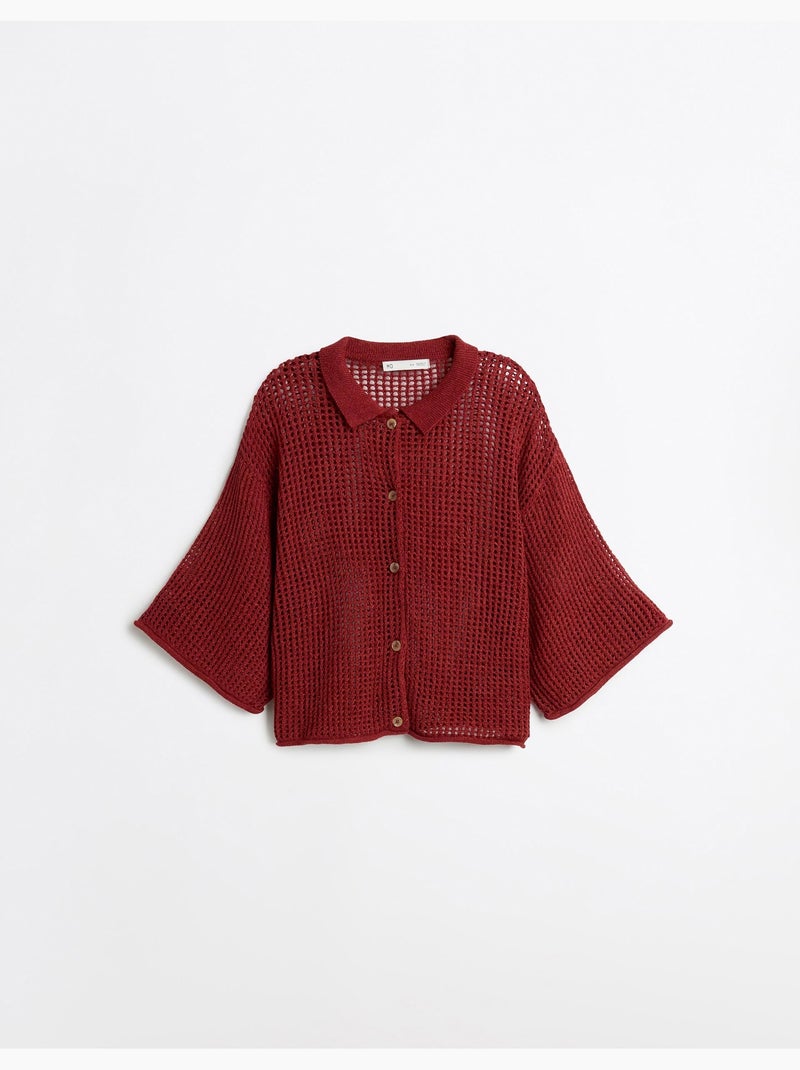 Camicia a maglia, mo fashion Rosso - Kiabi