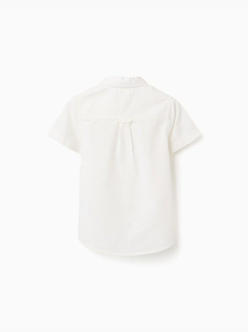 Camicia a manica corta in lino e cotone - Kiabi Camicia a manica corta in lino e cotone - Kiabi