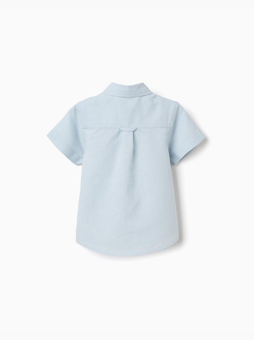 Camicia a manica corta in lino e cotone - Kiabi