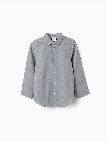 Camicia a manica lunga con motivo a quadretti