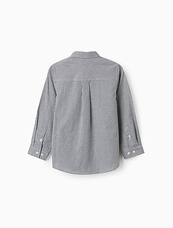 Camicia a manica lunga con motivo a quadretti