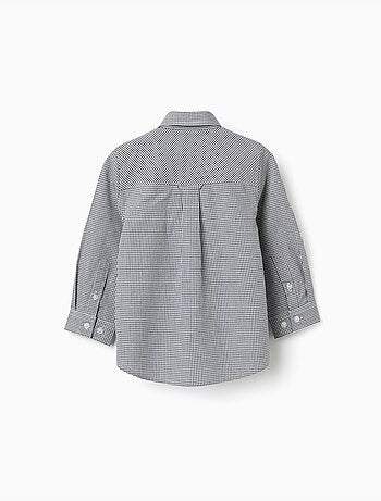 Camicia a manica lunga con motivo a quadretti