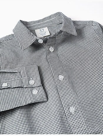 Camicia a manica lunga con motivo a quadretti