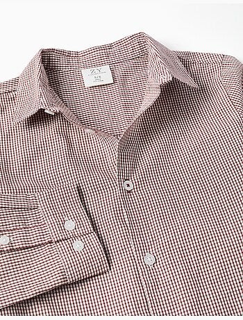 Camicia a manica lunga con motivo a quadretti