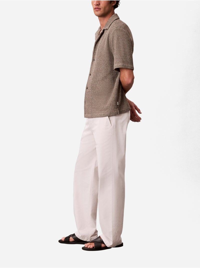 Camicia a maniche corte - Calvin Klein Ecru - Kiabi