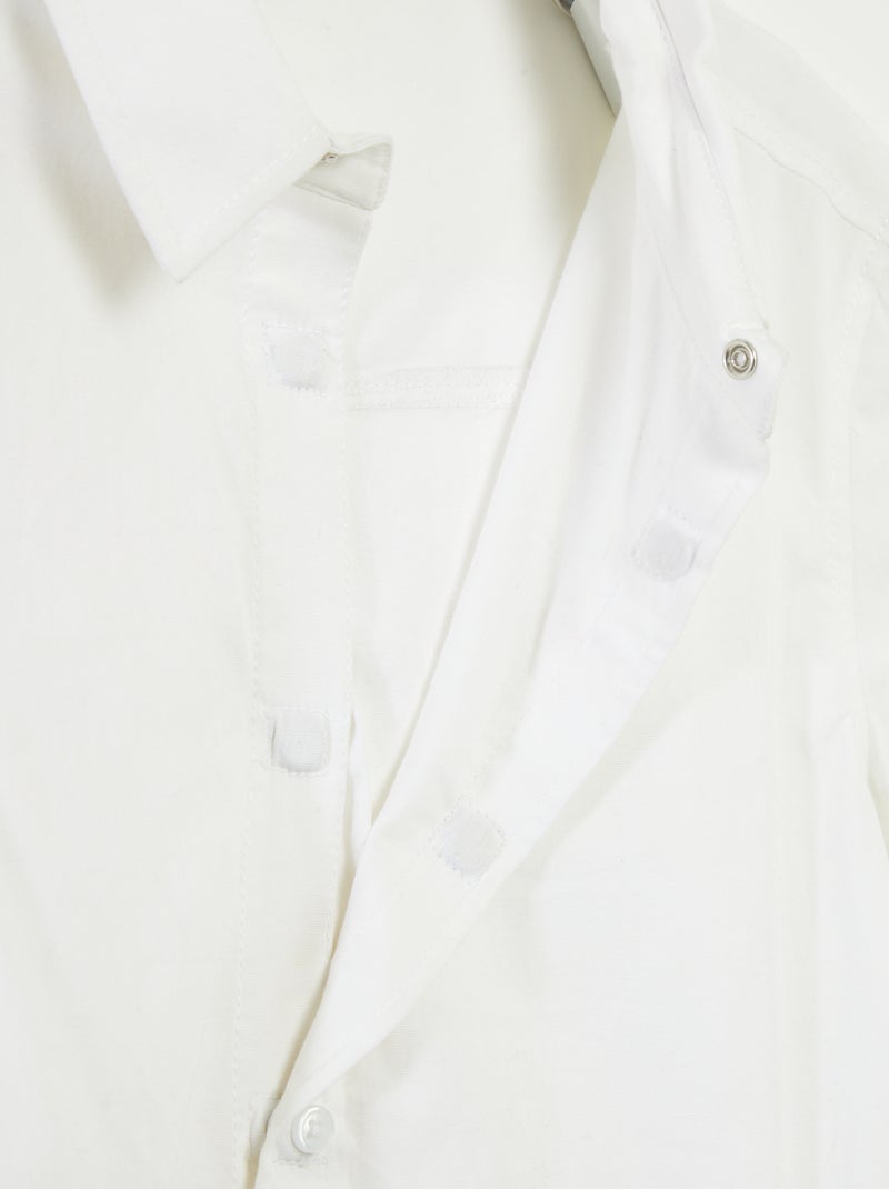 Camicia a maniche corte - collezione facile da indossare bianco - Kiabi