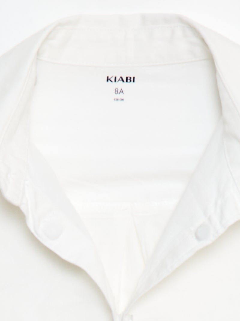 Camicia a maniche corte - collezione facile da indossare bianco - Kiabi