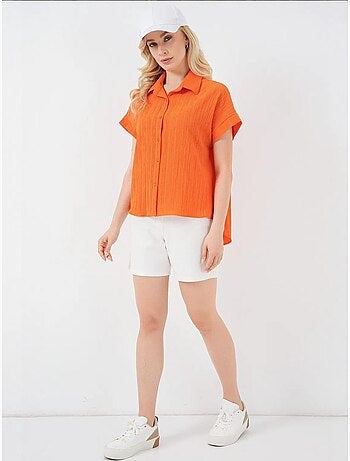 Camicia a maniche corte a righe bdart