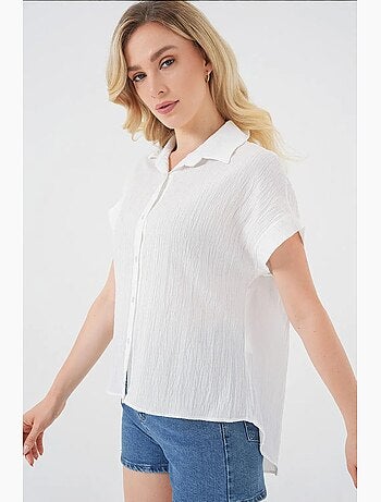 Camicia a maniche corte a righe bdart
