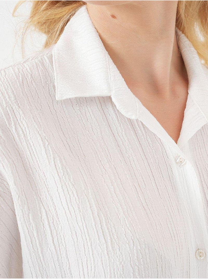 Camicia a maniche corte a righe bdart Bianco - Kiabi
