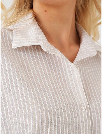 Camicia a maniche corte a righe bdart