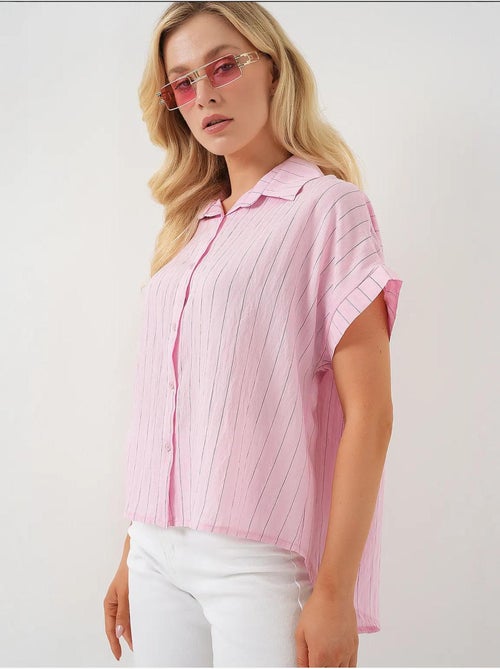Camicia a maniche corte a righe bdart - Kiabi Camicia a maniche corte a righe bdart - Kiabi