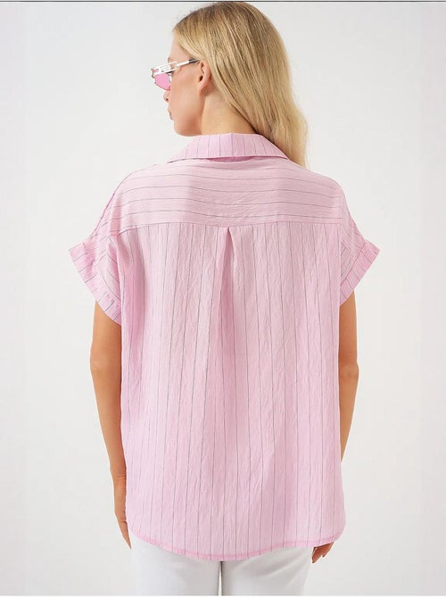 Camicia a maniche corte a righe bdart - Kiabi Camicia a maniche corte a righe bdart - Kiabi