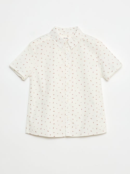 Camicia a maniche corte a righe - Kiabi