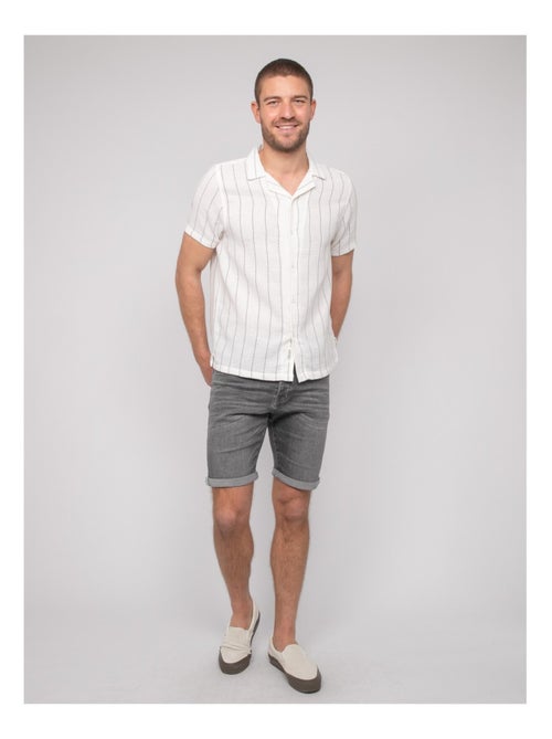 Camicia a maniche corte a righe DIVUGO - Kiabi Camicia a maniche corte a righe DIVUGO - Kiabi