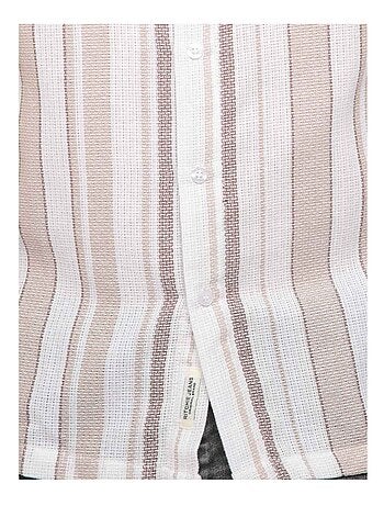 Camicia a maniche corte a righe DOUPARICO