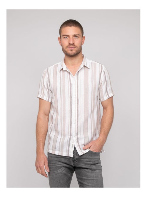 Camicia a maniche corte a righe DOUPARICO - Kiabi