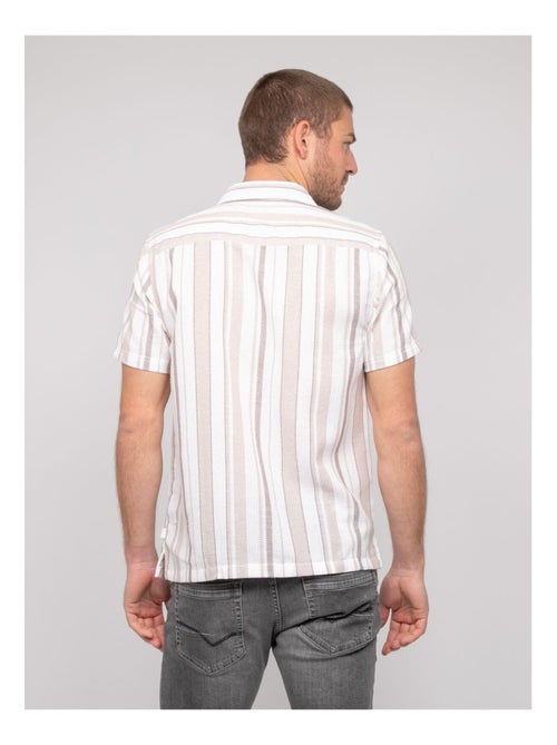 Camicia a maniche corte a righe DOUPARICO - Kiabi