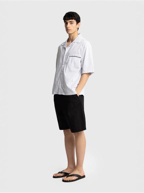 Camicia a maniche corte a righe sottili giesto - Kiabi Camicia a maniche corte a righe sottili giesto - Kiabi