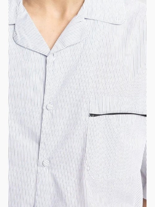 Camicia a maniche corte a righe sottili giesto - Kiabi Camicia a maniche corte a righe sottili giesto - Kiabi