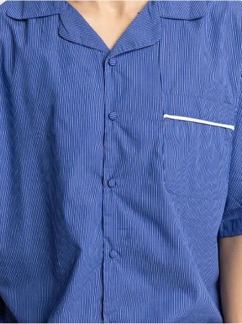 Camicia a maniche corte a righe sottili giesto - Kiabi Camicia a maniche corte a righe sottili giesto - Kiabi