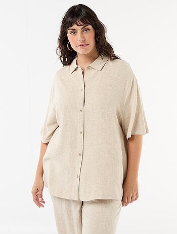 Camicia a maniche corte abbottonata