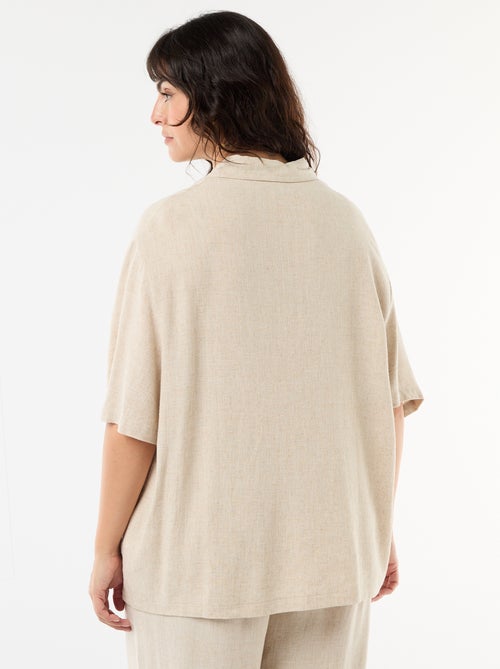 Camicia a maniche corte abbottonata - Kiabi