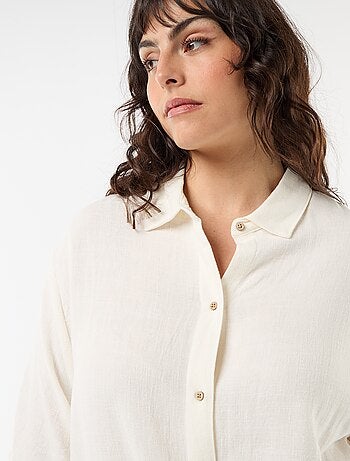 Camicia a maniche corte abbottonata