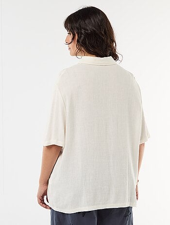 Camicia a maniche corte abbottonata