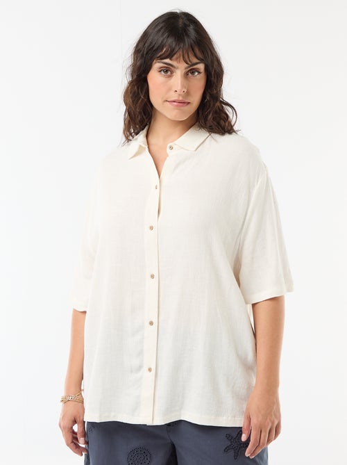 Camicia a maniche corte abbottonata - Kiabi