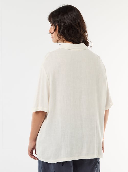 Camicia a maniche corte abbottonata - Kiabi