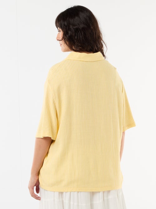 Camicia a maniche corte abbottonata - Kiabi Camicia a maniche corte abbottonata - Kiabi