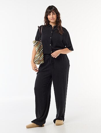 Camicia a maniche corte abbottonata