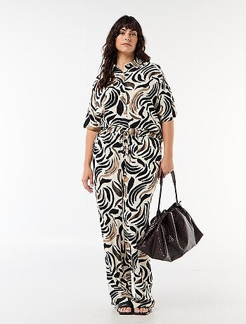 Camicia a maniche corte abbottonata