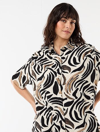 Camicia a maniche corte abbottonata