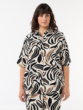 Camicia a maniche corte abbottonata