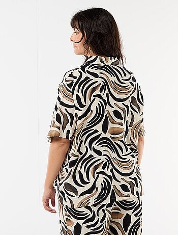 Camicia a maniche corte abbottonata