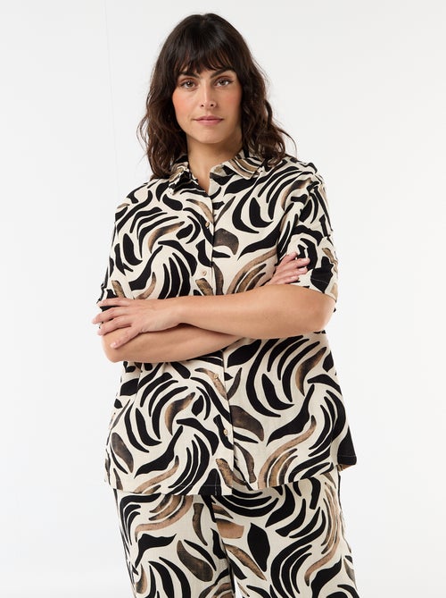 Camicia a maniche corte abbottonata - Kiabi