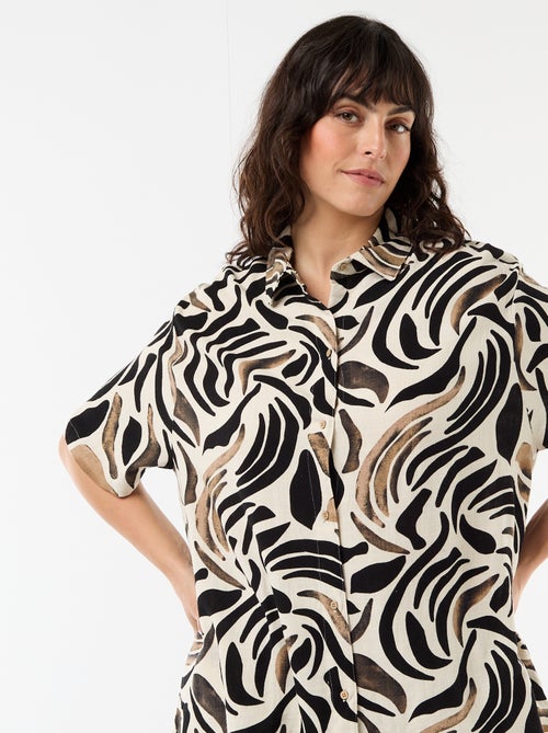 Camicia a maniche corte abbottonata - Kiabi