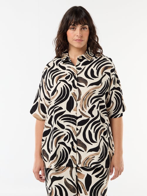 Camicia a maniche corte abbottonata - Kiabi
