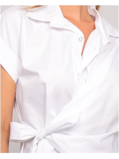 Camicia a maniche corte annodata sul lato OMERVA - Kiabi