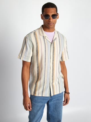 Camicia Slim Fit Oxford Cielo - Colletto Abbottonato - Cielo - Oxford - Monsieur | Café Coton - Foto 10