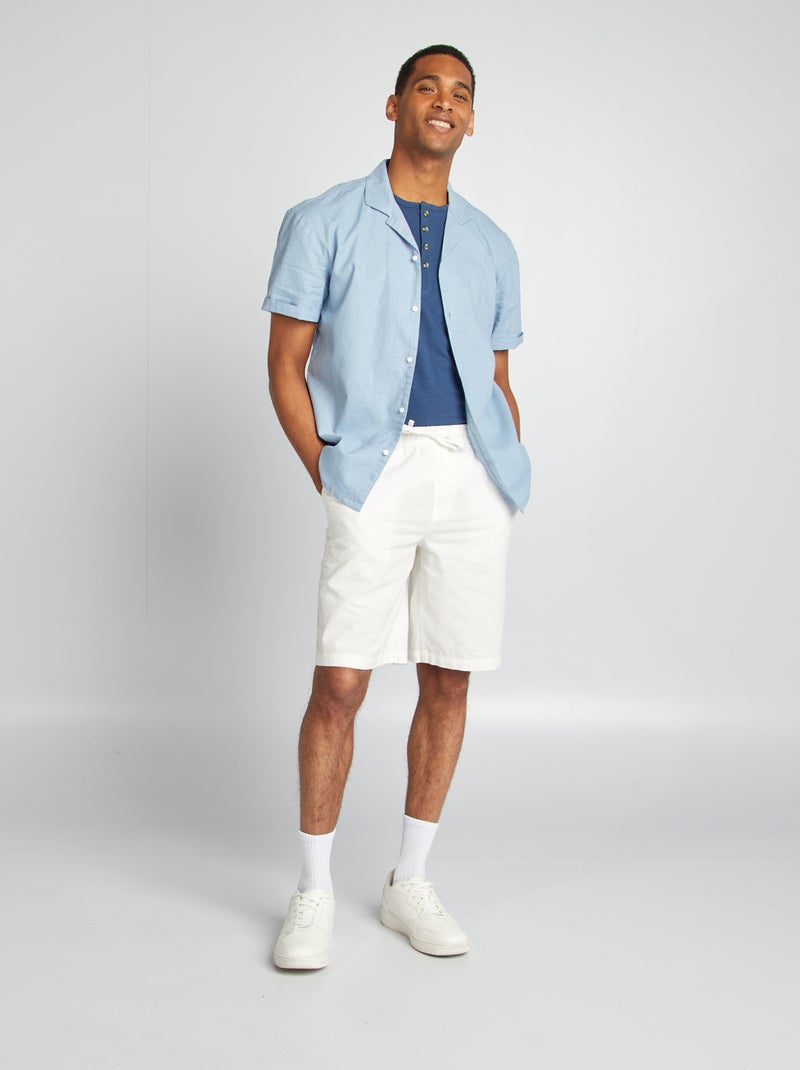 Camicia a maniche corte BLU - Kiabi