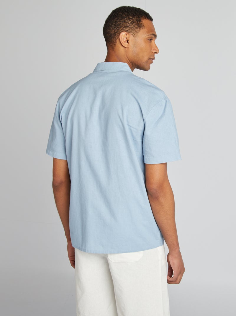Camicia a maniche corte BLU - Kiabi