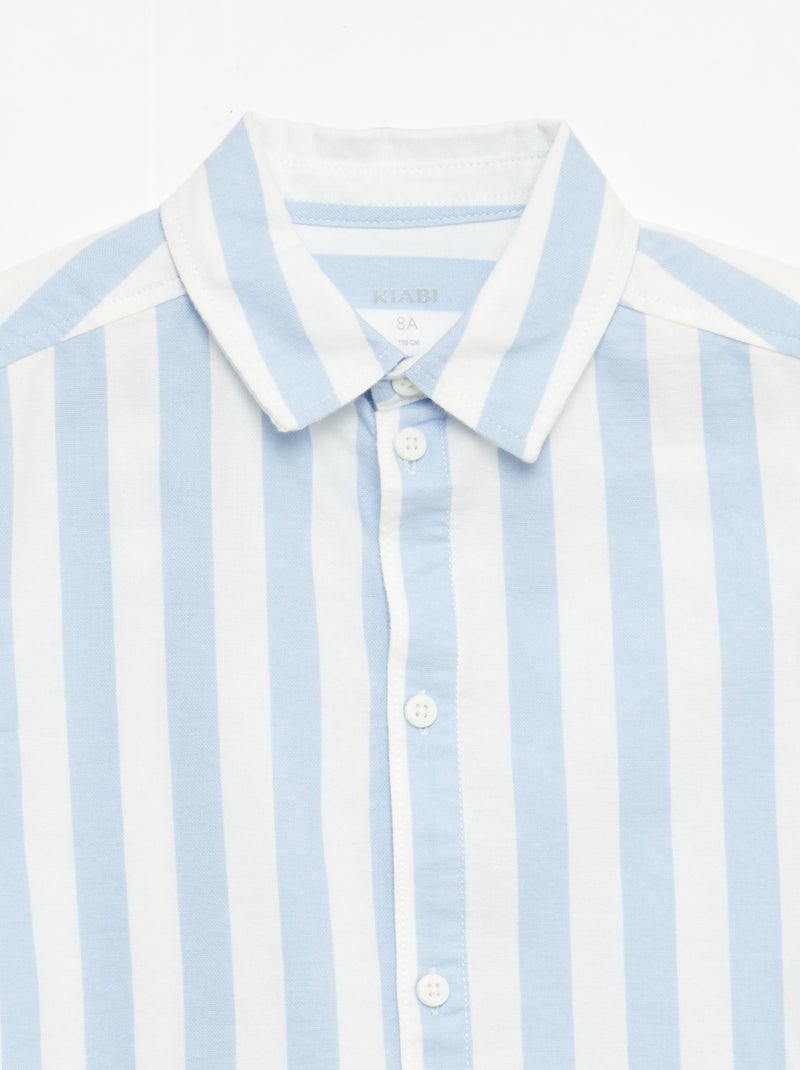 Camicia a maniche corte Blu - Kiabi
