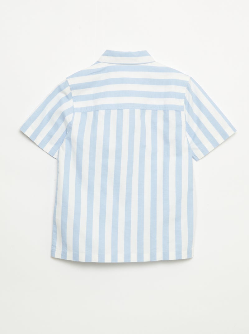 Camicia a maniche corte Blu - Kiabi