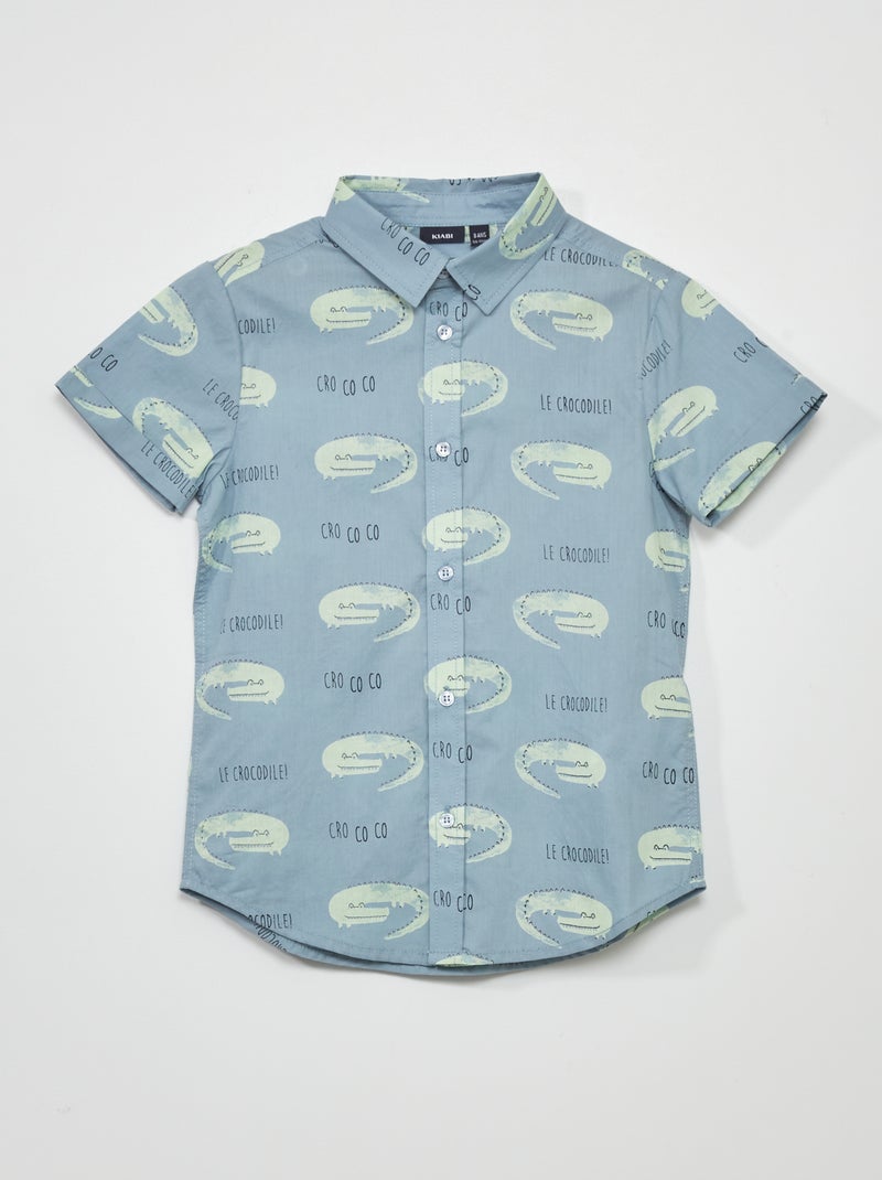 Camicia a maniche corte BLU - Kiabi